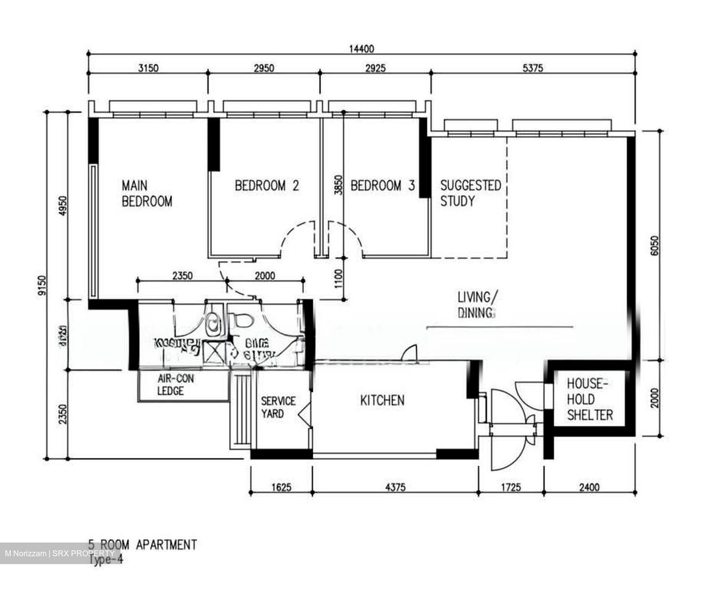 Blk 674B Fern Grove @ Yishun (Yishun), HDB 5 Rooms #556209431